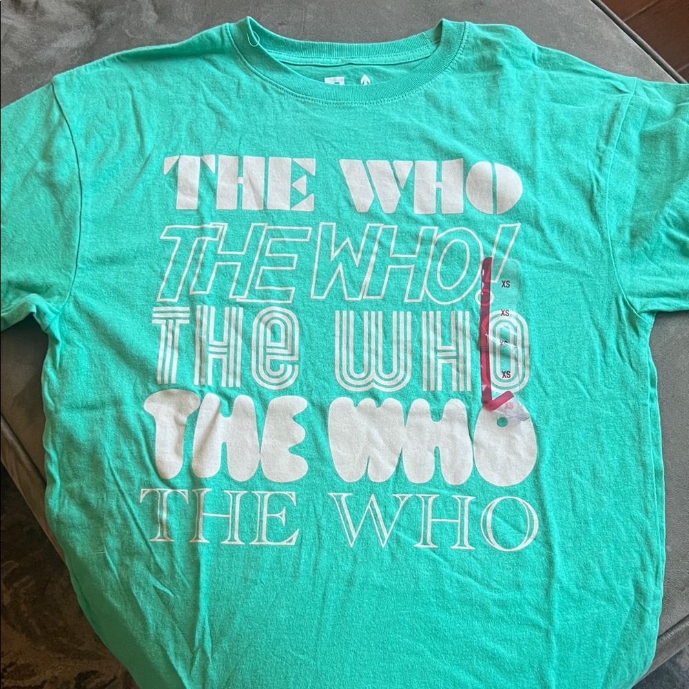 The Who Men's Aqua Graphic Tee